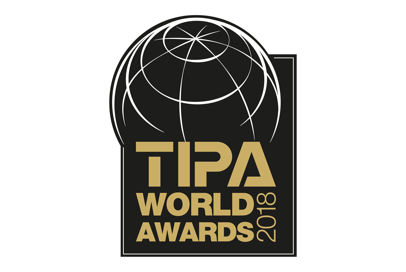Udmærkelse fra TIPA World Awards 2018, globe-design