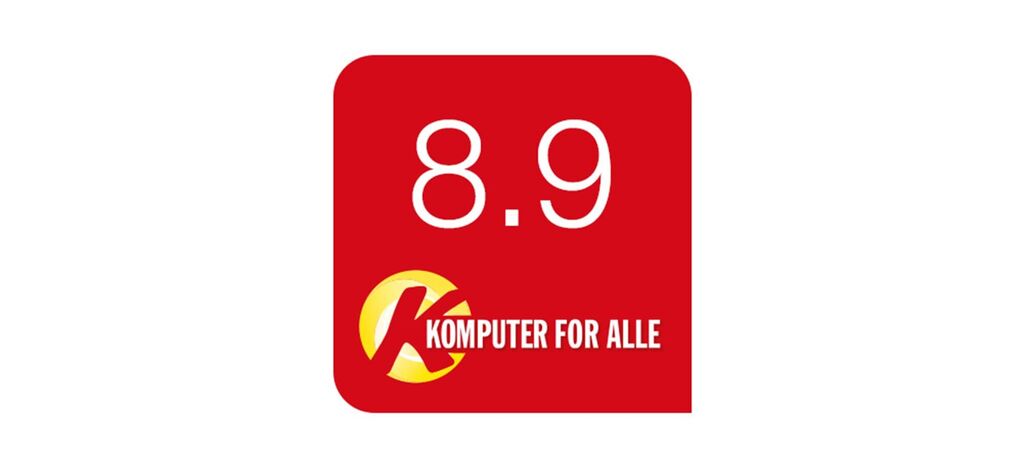 Bedømmelse 8.9 for Computer til Alle