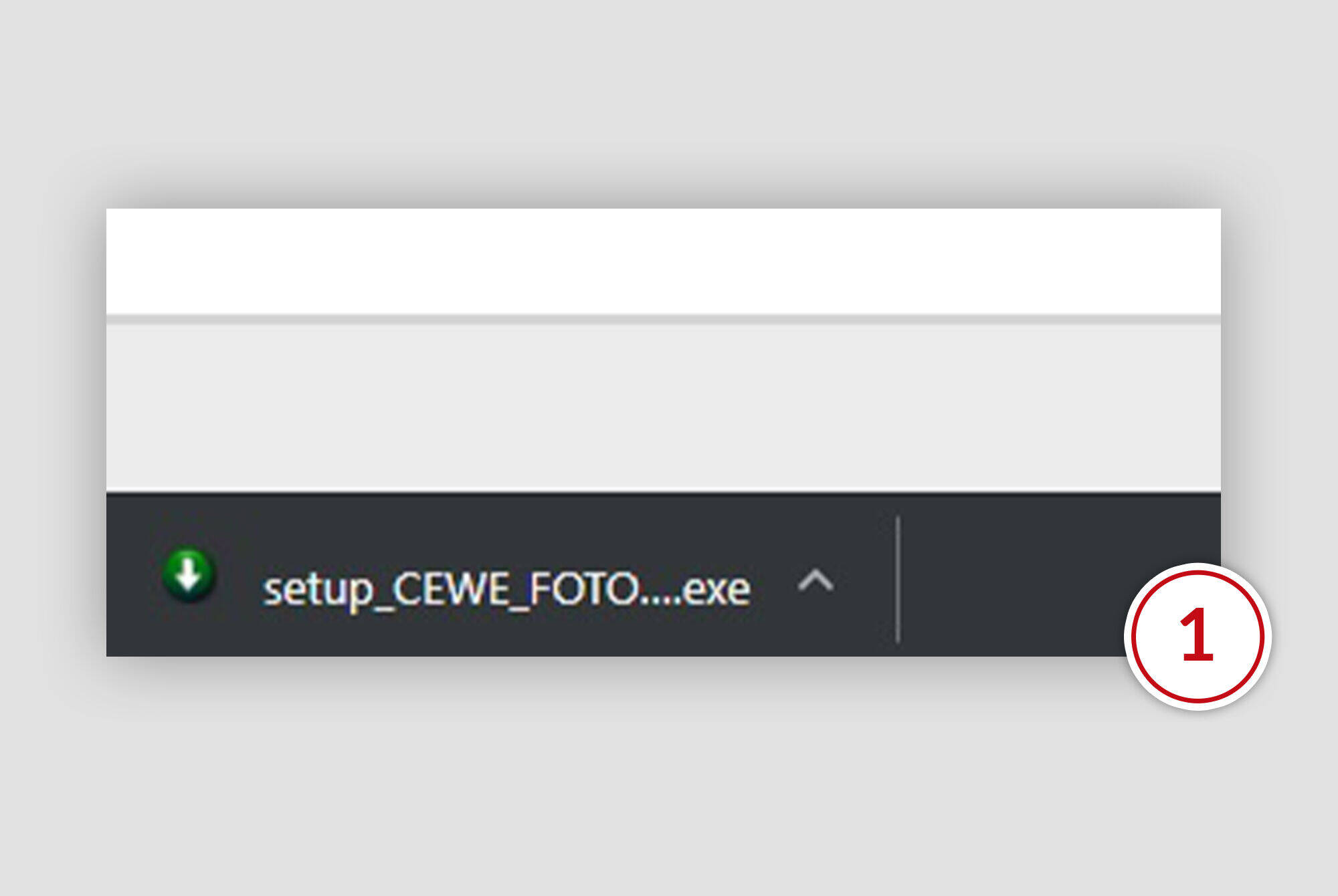 Downloadlink til CEWE Fotobog software